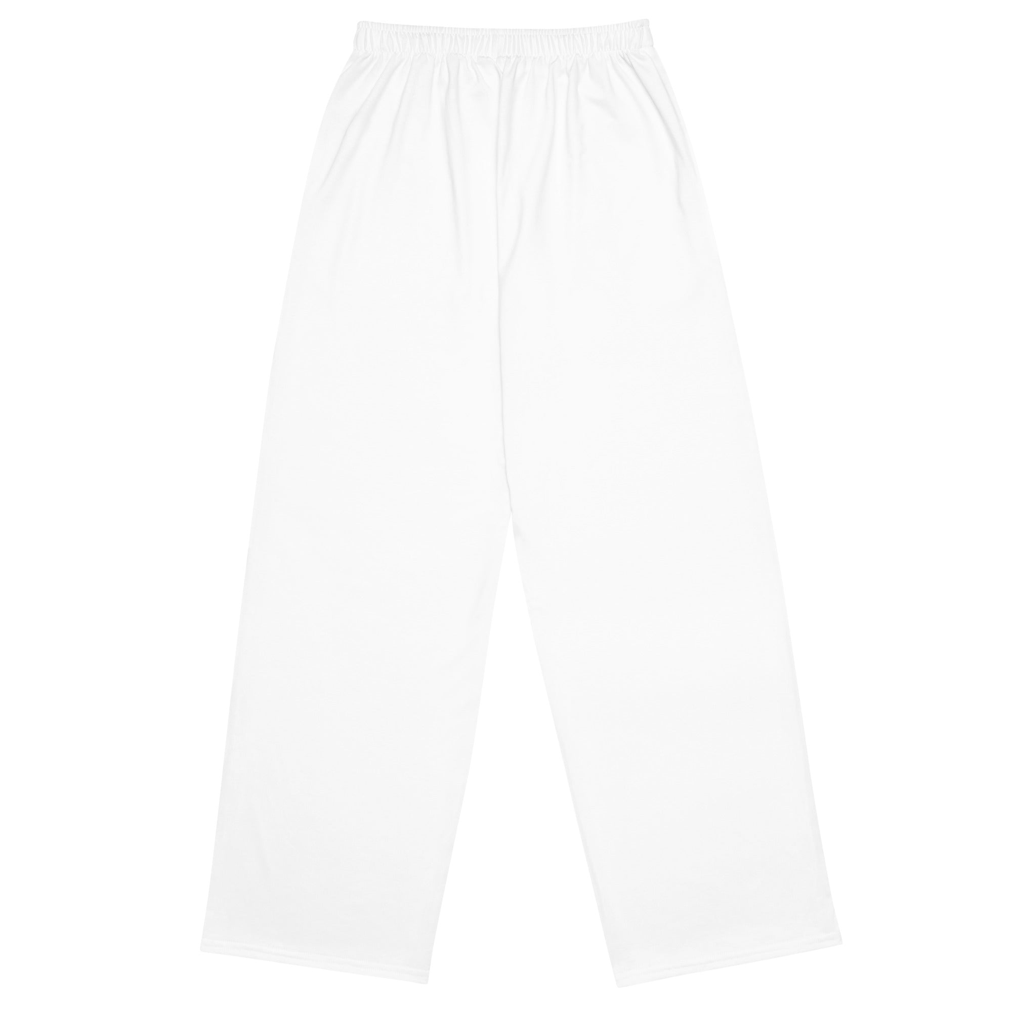 Gray Scale Native Stars White unisex wide-leg pants