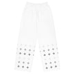 Gray Scale Native Stars White unisex wide-leg pants