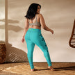 Warrior Strength, Native Rainbow Stars Turquoise Yoga Leggings