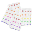 Rainbow Native Star Pattern, White Breakfast, Lunch, Dinner Cloth napkin set