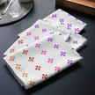 Rainbow Native Star Pattern, White Breakfast, Lunch, Dinner Cloth napkin set
