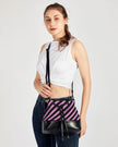 Black Mini Drawstring Bucket Bag