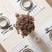 Rainbow Native Star Pattern, Breakfast, Lunch, Dinner Placemat Set