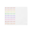 Rainbow Native Star Pattern, Breakfast, Lunch, Dinner Placemat Set