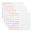 Rainbow Native Star Pattern, Breakfast, Lunch, Dinner Placemat Set