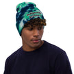 Native, Rez Humor Indigenous Creature Tie-dye beanie