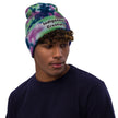 Native, Rez Humor Indigenous Creature Tie-dye beanie