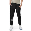 Native Humor, Rez Humor Sh*t A** Black and White Unisex fleece sweatpants
