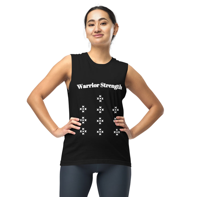 Warrior Strength, Native Stars Black Muscle Shirt