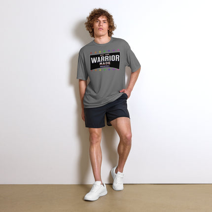 Warrior Made Est. 1492, Unisex performance crew neck t-shirt