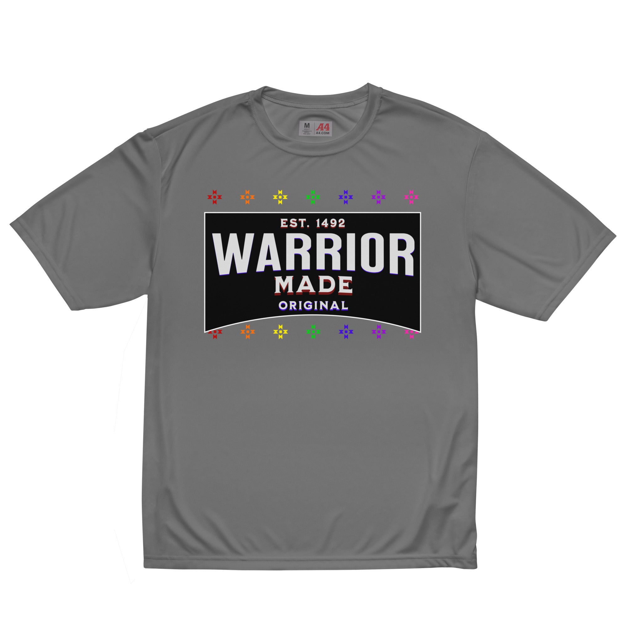 Warrior Made Est. 1492, Unisex performance crew neck t-shirt