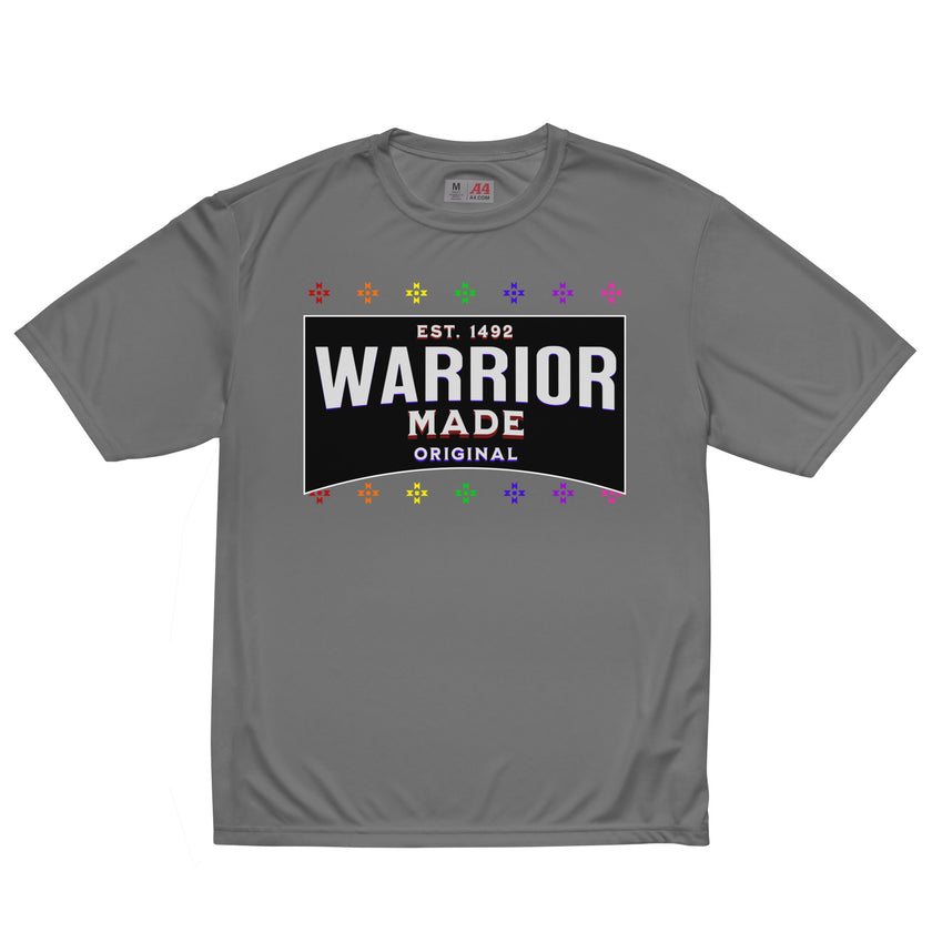 Warrior Made Est. 1492, Unisex performance crew neck t-shirt