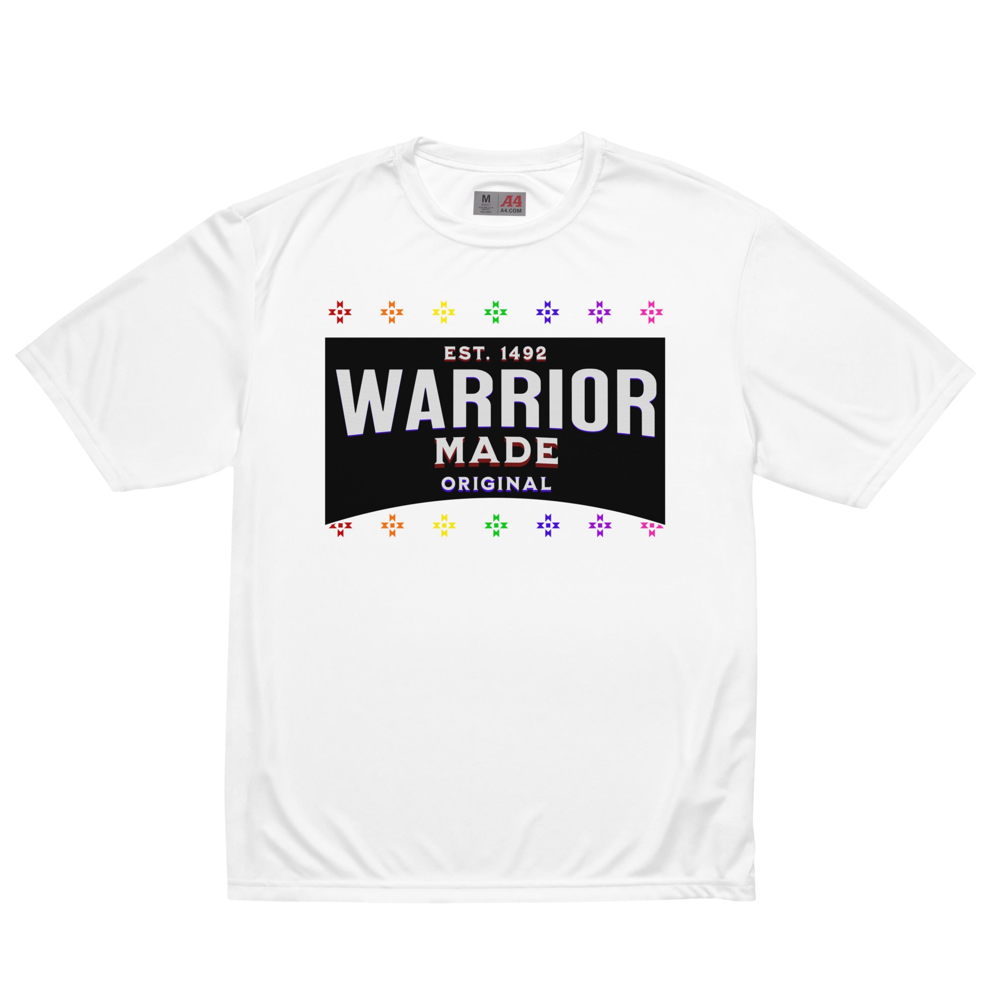 Warrior Made Est. 1492, Unisex performance crew neck t-shirt