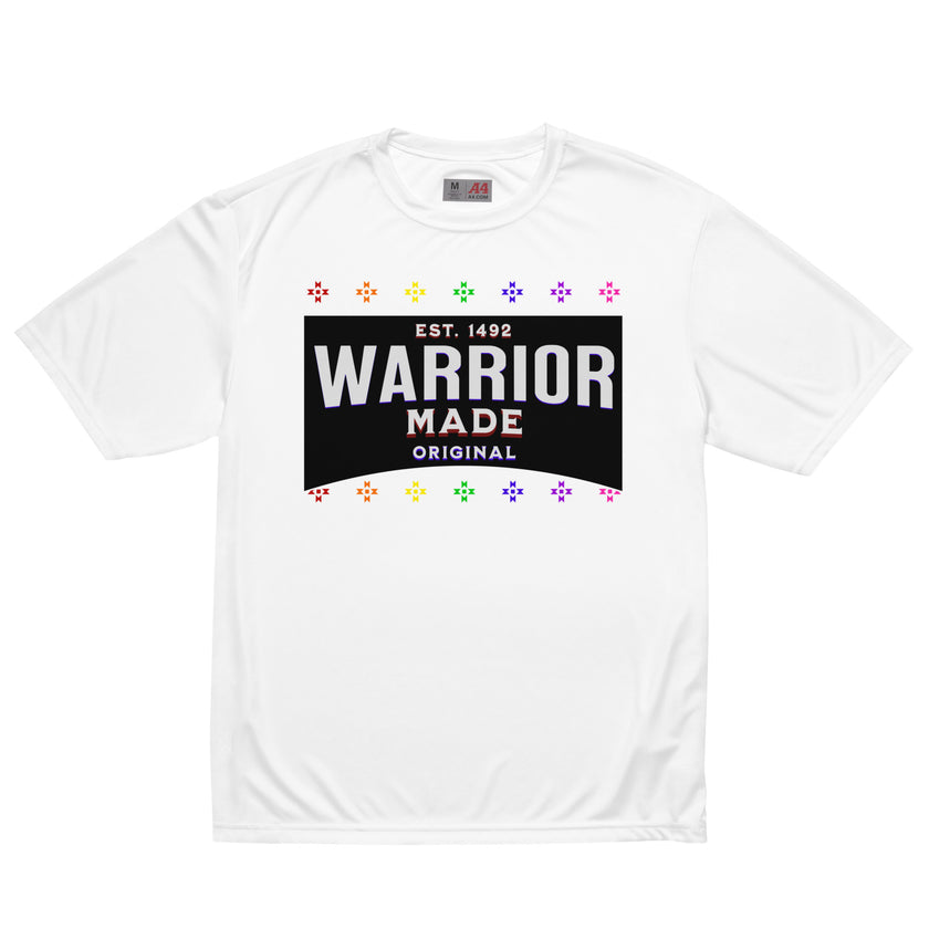Warrior Made Est. 1492, Unisex performance crew neck t-shirt