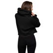 Pink Black Coffee is Nice! Cropped Hoodie