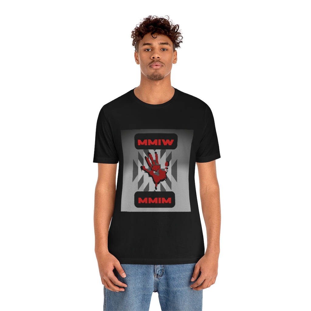 MMIM MMIW white/black/silver/gray/blue  Unisex Jersey Short Sleeve Tee
