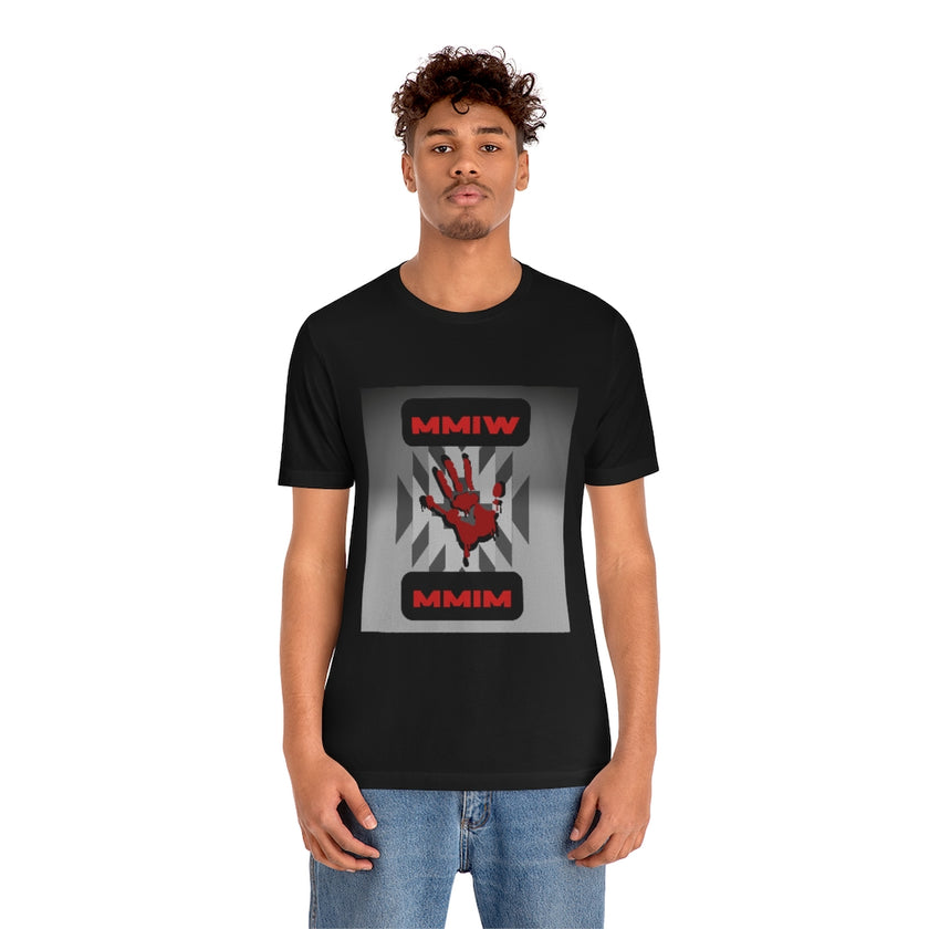 MMIM MMIW white/black/silver/gray/blue  Unisex Jersey Short Sleeve Tee