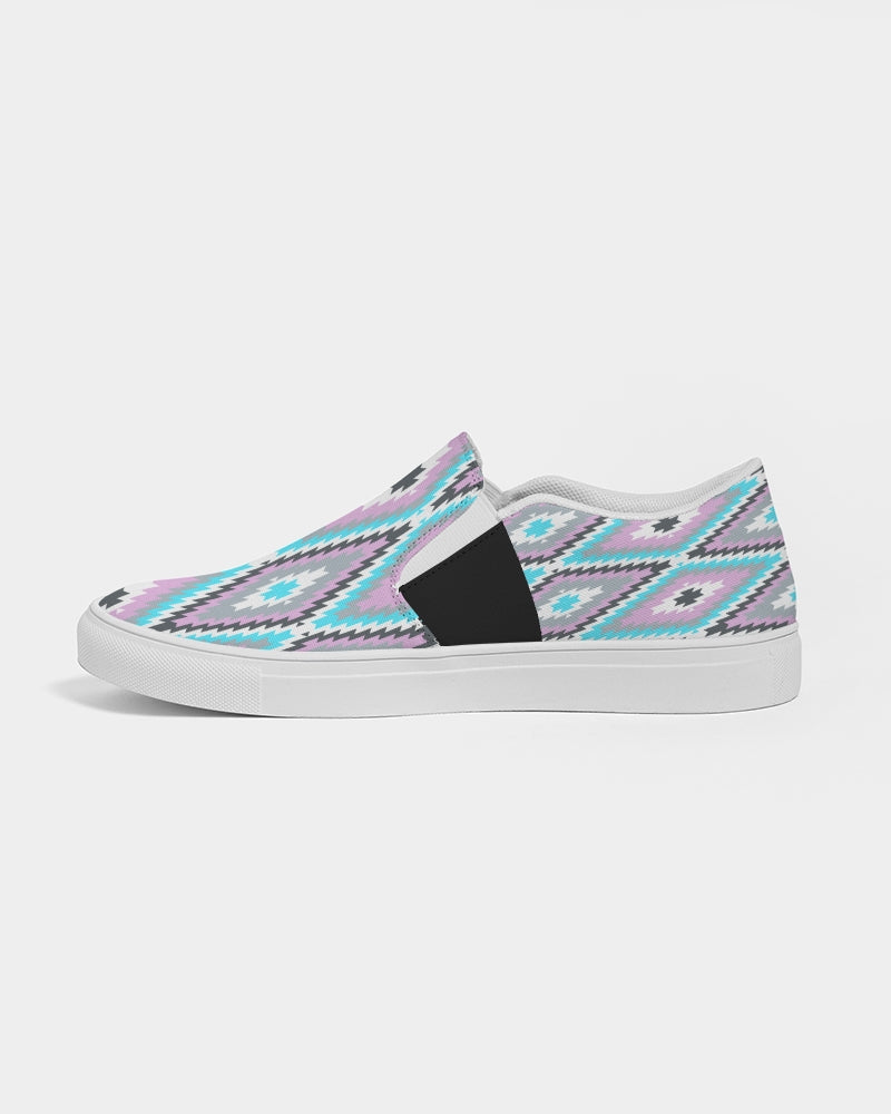 Native Pattern Women's Slip-On Canvas Shoe