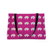 Magenta-Rainbow Native White Innii-Bison-Native Collection-Iron Woman 80 Weekender Tote Bag
