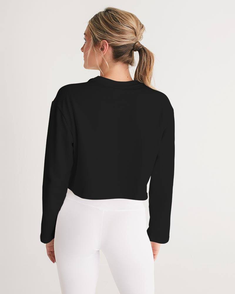 Pink Boxing Champ Female Women's Cropped Sweatshirt