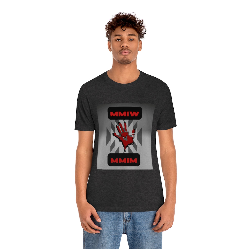 MMIM MMIW white/black/silver/gray/blue  Unisex Jersey Short Sleeve Tee