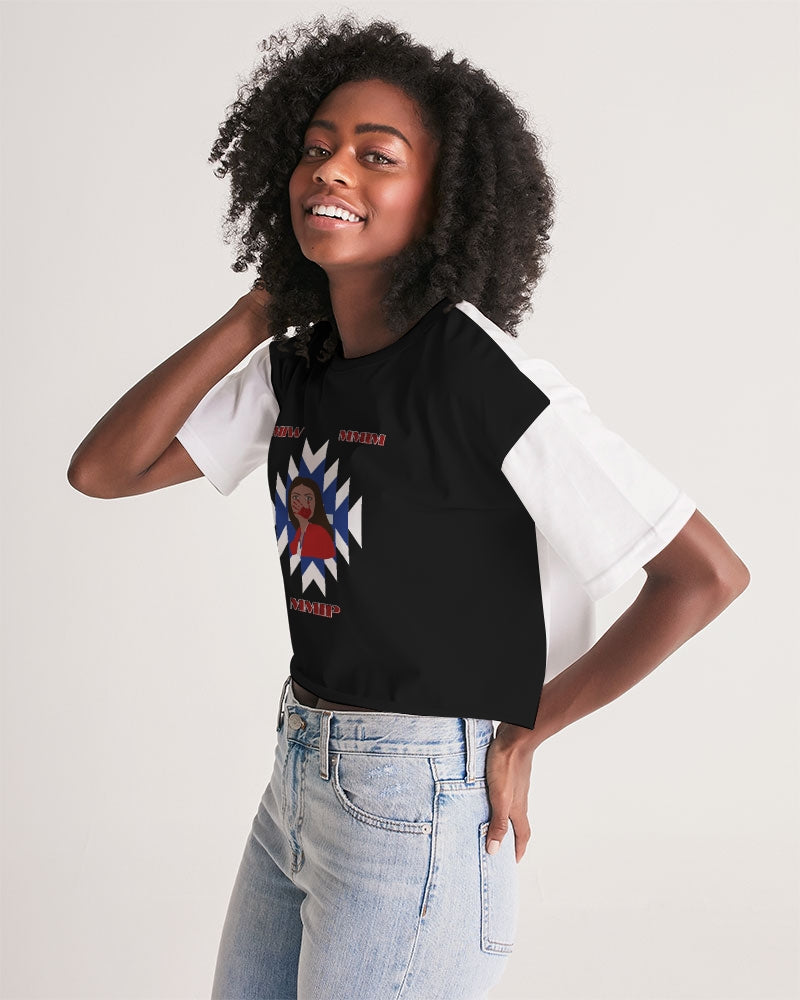 Native MMIP Women's Lounge Cropped Tee