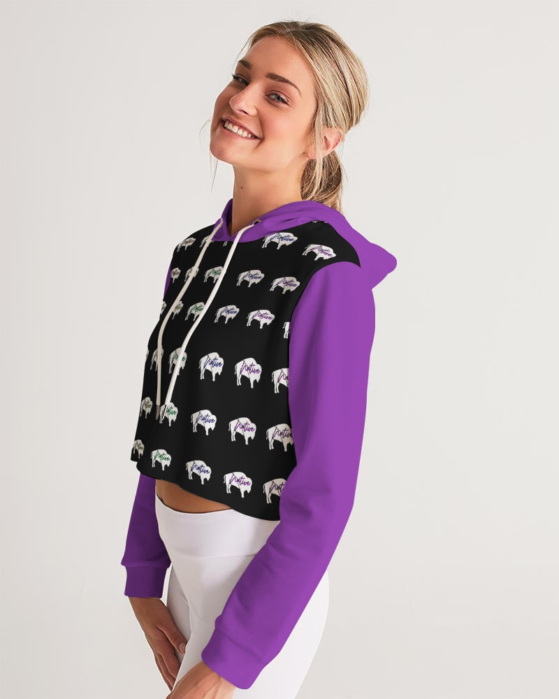 Native Women Women's Cropped Hoodie