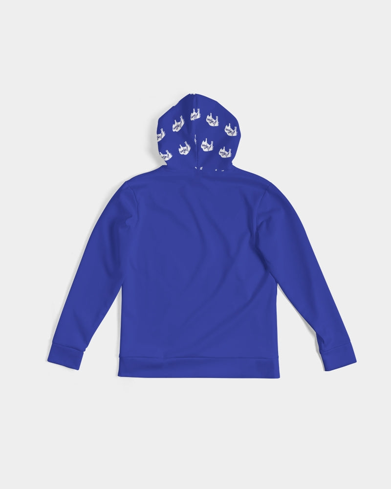 White Innii aka Bison Blue and Black, Native Men Men's Hoodie