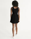 Native Geometric Pattern Women's Scoop Neck Skater Dress