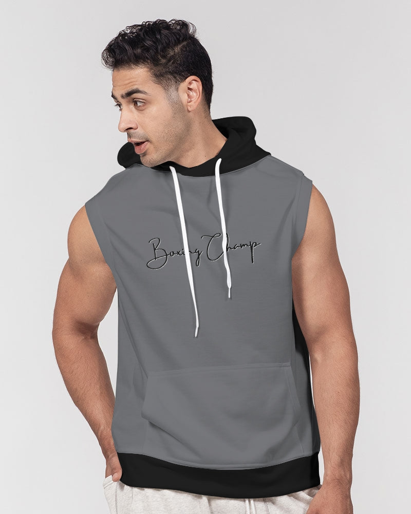 Boxing Men's Premium Heavyweight Sleeveless Hoodie