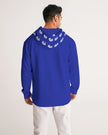 White Innii aka Bison Blue and Black, Native Men Men's Hoodie