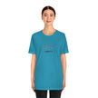 In the Present white/green/silver/teal/pink  Unisex Jersey Short Sleeve Tee