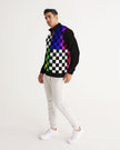 4 sided Checkered Men's Track Jacket