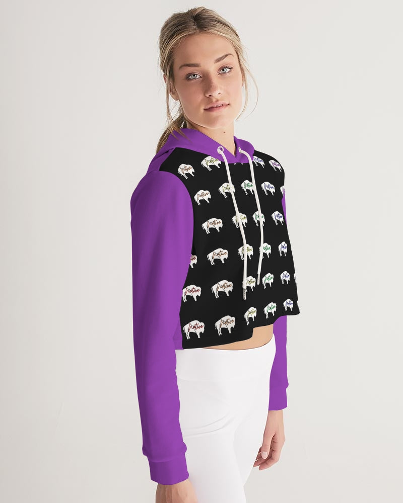Native Women Women's Cropped Hoodie