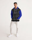 White Innii aka Bison Blue and Black, Native Men Men's Hoodie