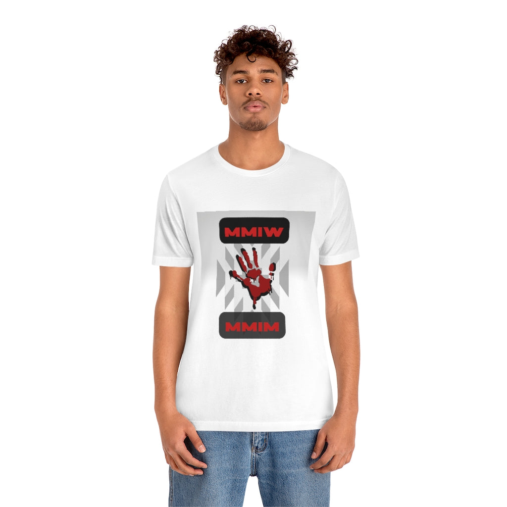 MMIM MMIW white/black/silver/gray/blue  Unisex Jersey Short Sleeve Tee