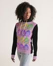 Buddhas always there Pink and Black Sweater, Yoga & Positive Vibes Collection Women's Hoodie