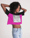 Nerdy Chem Student Women's Lounge Cropped Tee