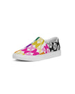 Rainbow Geometric Women's Slip-On Canvas Shoe