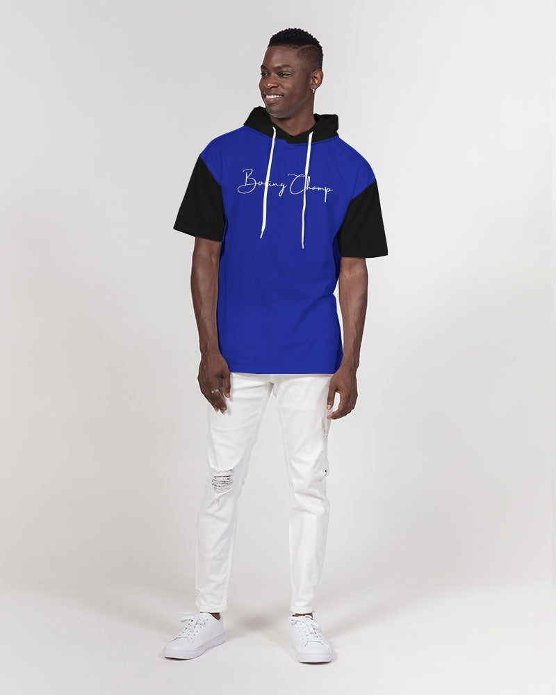 Boxing Male Men's Premium Heavyweight Short Sleeve Hoodie