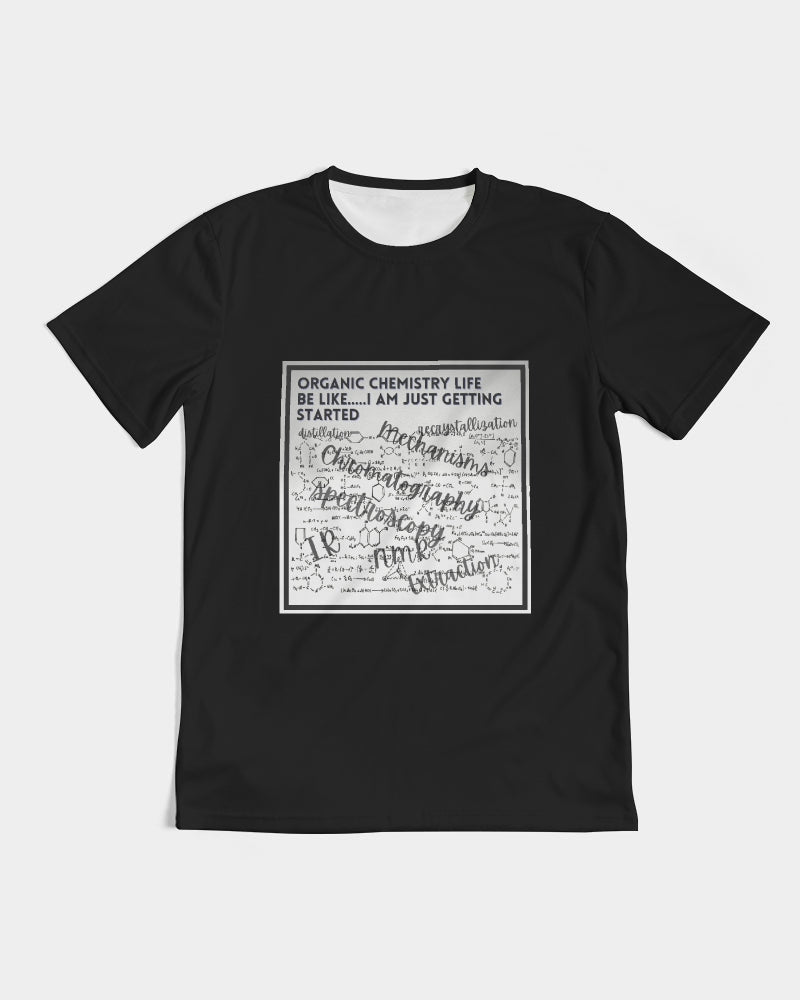 Nerdy Chem Student Black Men's Tee