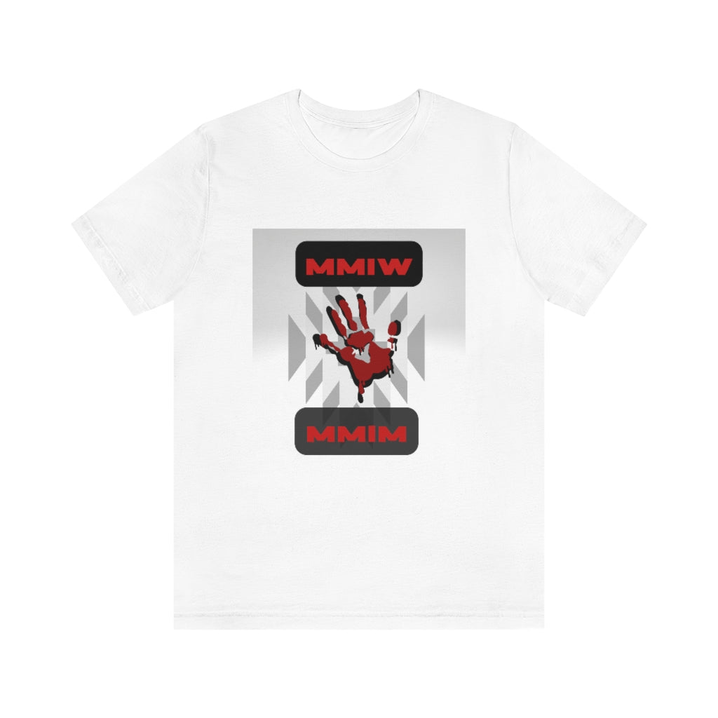 MMIM MMIW white/black/silver/gray/blue  Unisex Jersey Short Sleeve Tee