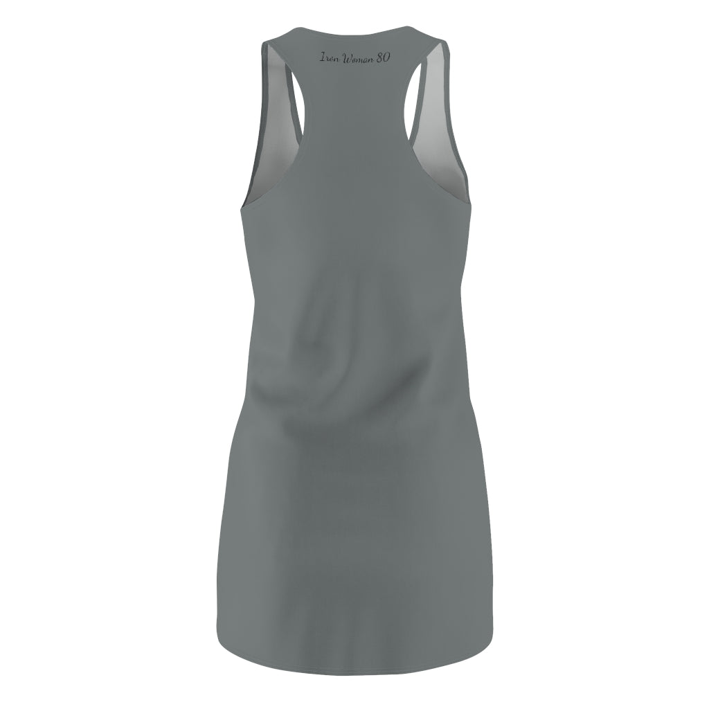 Feminism Pattern Women's Cut & Sew Racerback Dress