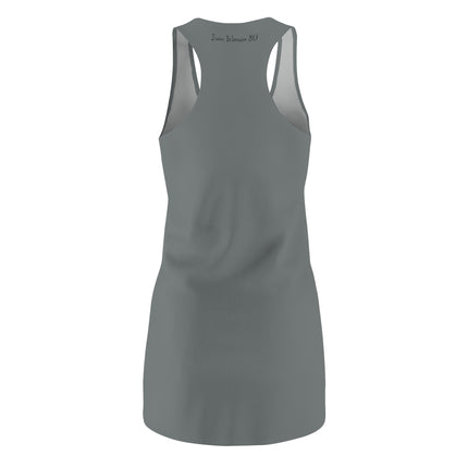 Feminism Pattern Women's Cut & Sew Racerback Dress