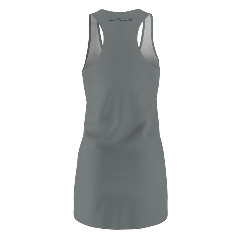 Feminism Pattern Women's Cut & Sew Racerback Dress