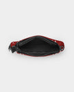 Rainbow Indigenous White Innii aka Bison Red  Petite Canvas Purse