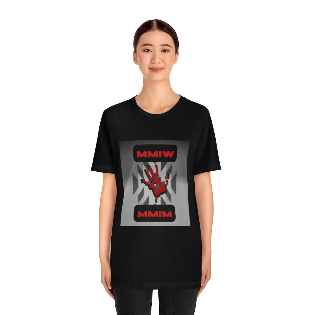 MMIM MMIW white/black/silver/gray/blue  Unisex Jersey Short Sleeve Tee