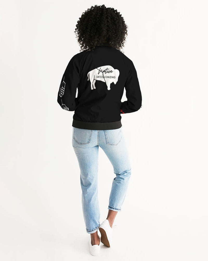 Still here! Native Women Women's Bomber Jacket
