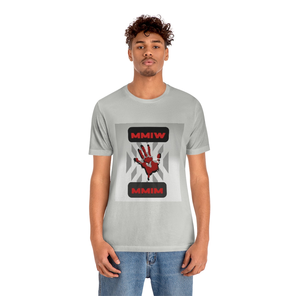 MMIM MMIW white/black/silver/gray/blue  Unisex Jersey Short Sleeve Tee