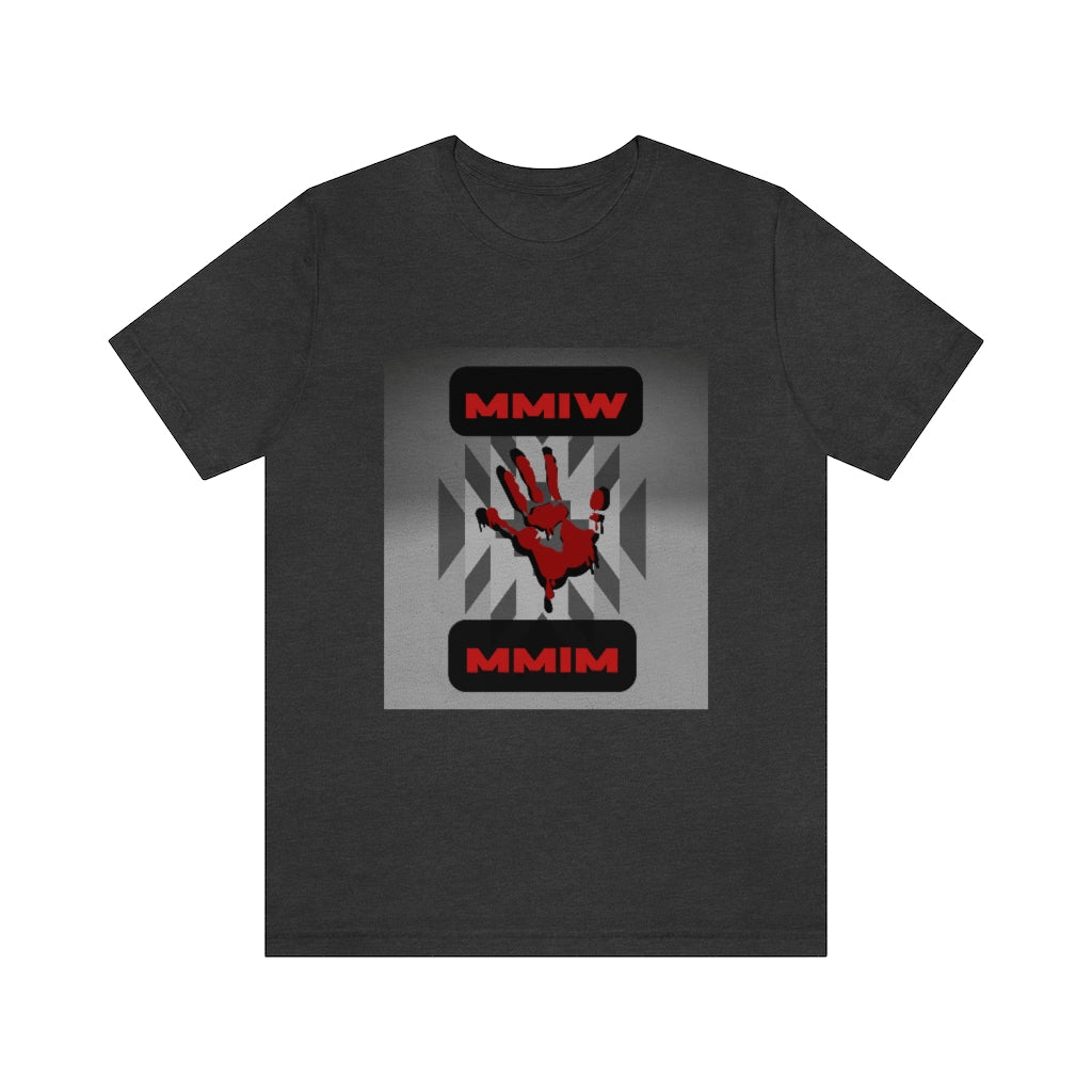 MMIM MMIW white/black/silver/gray/blue  Unisex Jersey Short Sleeve Tee